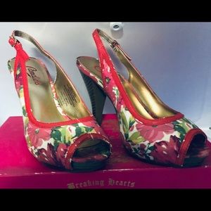 Candies floral heels